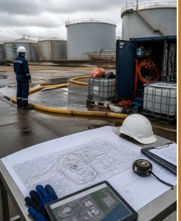 Разработка плана ликвидации разливов нефти в Новотроицке